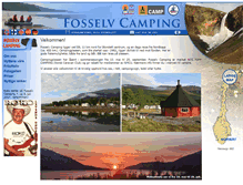 Tablet Screenshot of fosselv-camping.no
